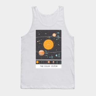 Solar System Map Tank Top